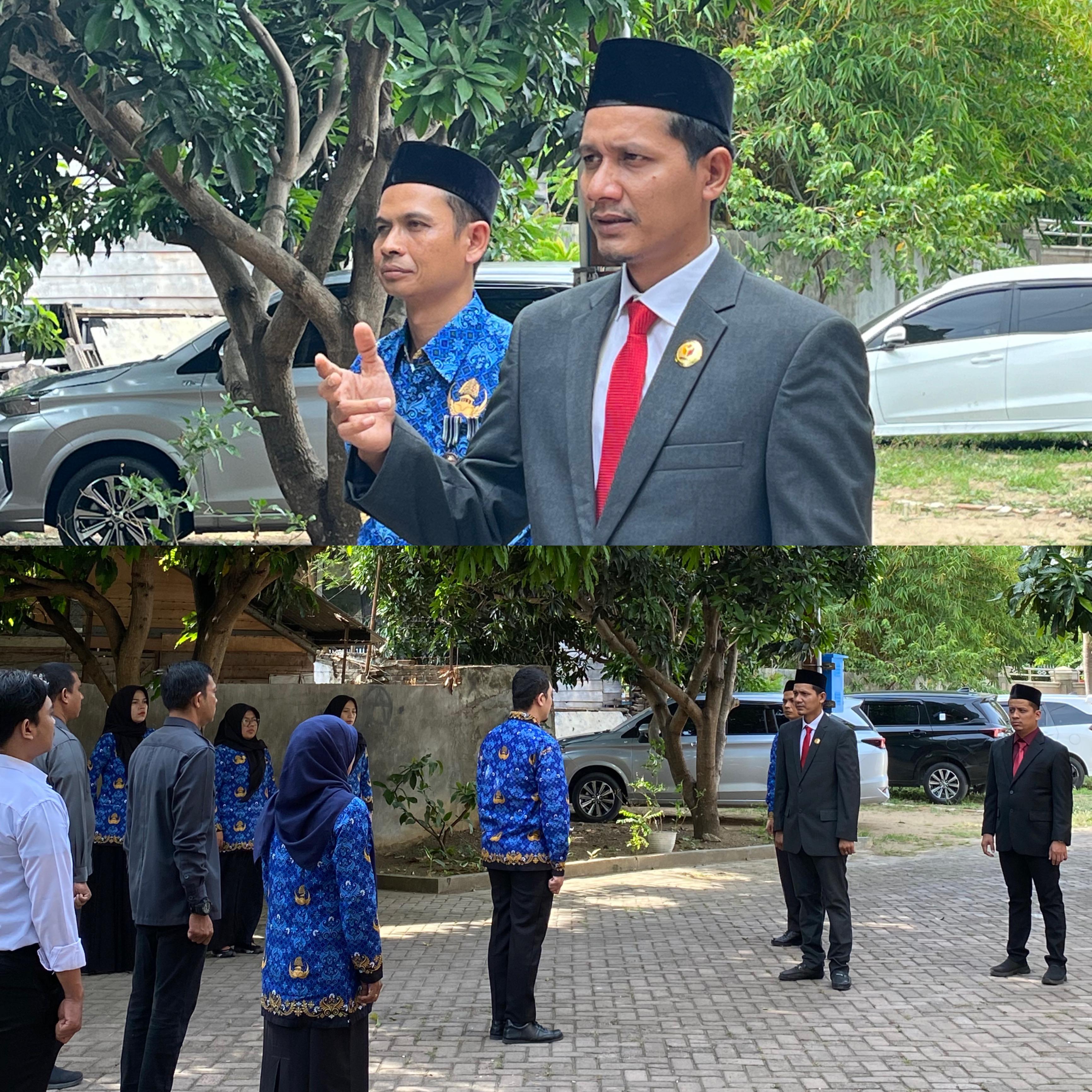 Upacara Memperingati Hari Kemerdekaan Republik Indonesia.