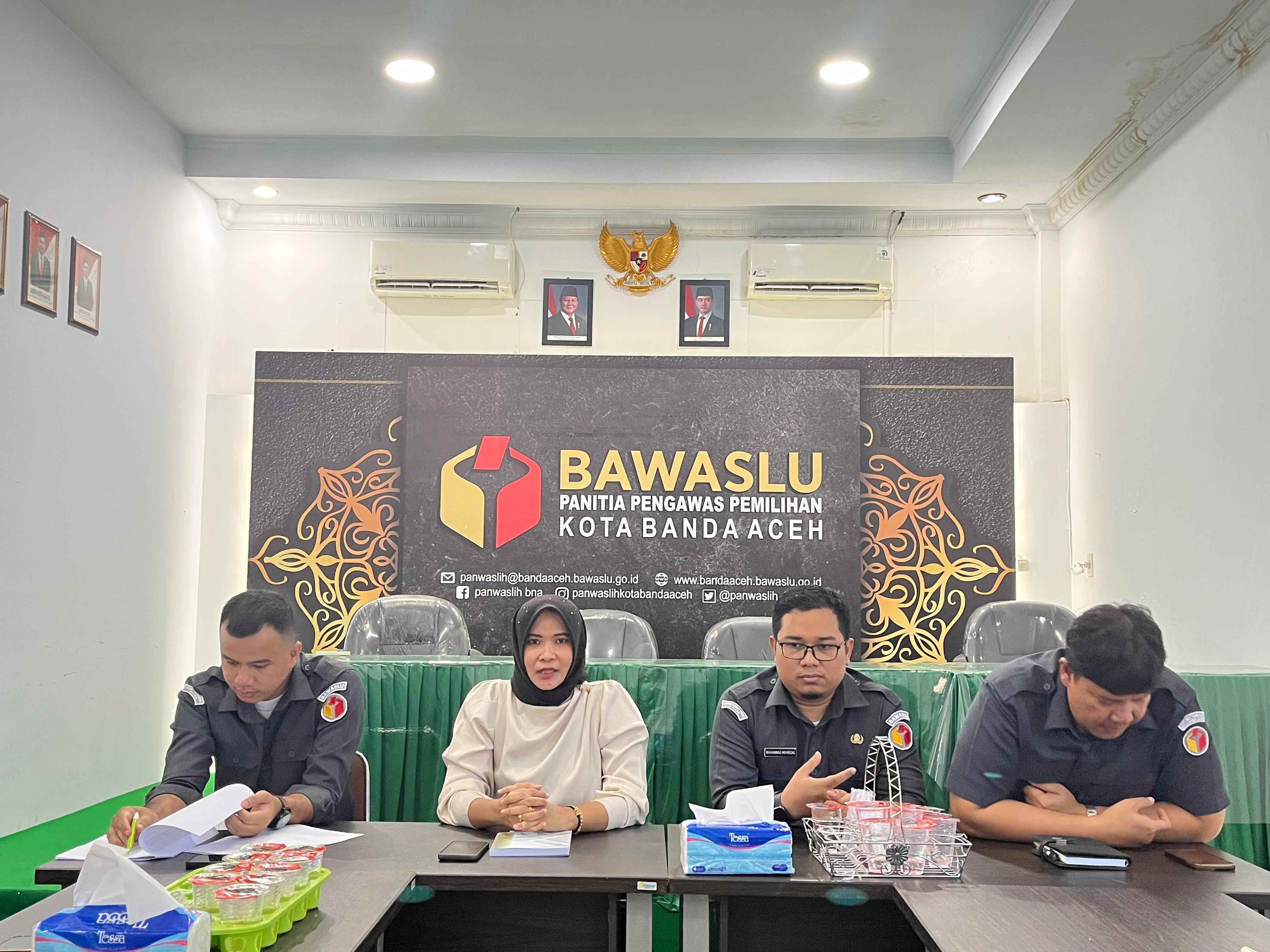 Penguatan Tata Kelola Aset, Bawaslu Kota Banda Aceh Laksanakan Rapat BMN