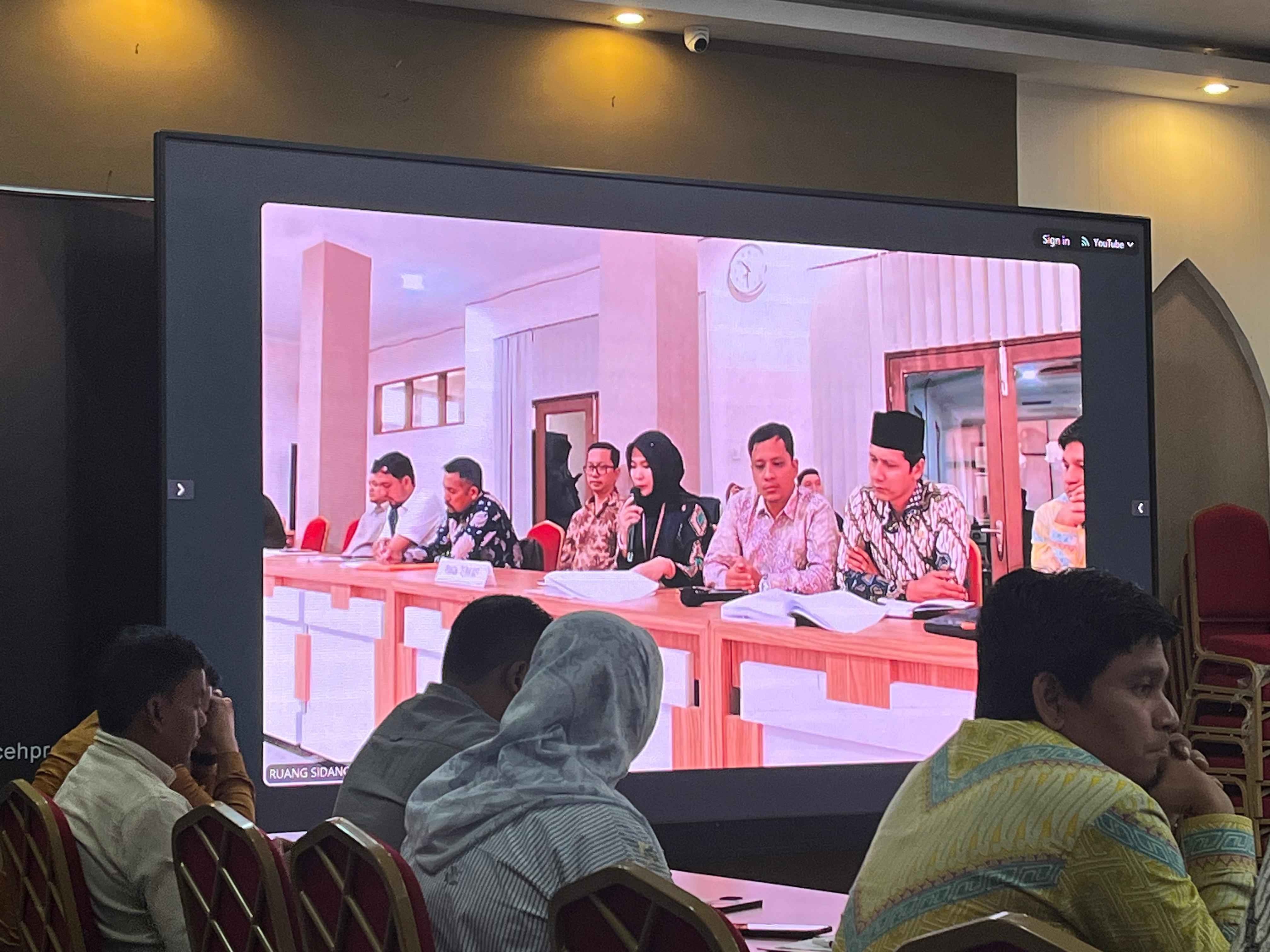 Bawaslu Kota Banda Aceh Hadiri Sidang DKPP Sebagai Pihak Terkait