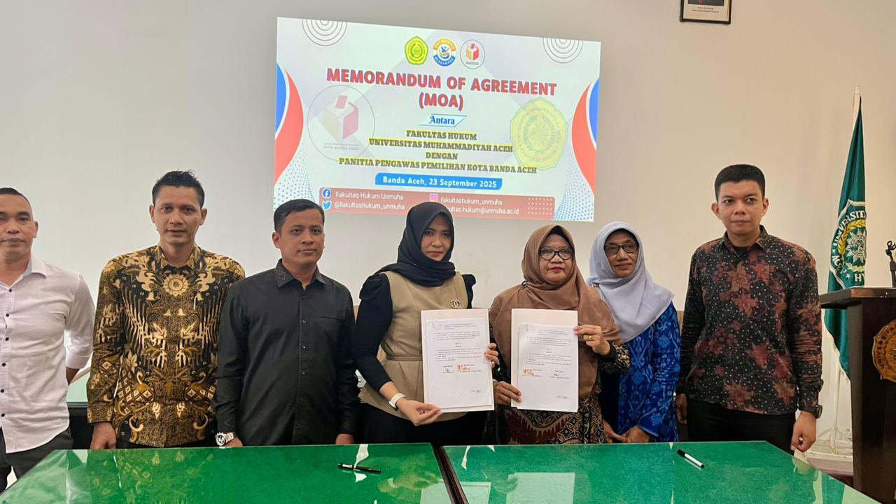Bawaslu Kota Banda Aceh dan Fakultas Hukum Unmuha Jalin Sinergi Penguatan Pengawasan Pemilu