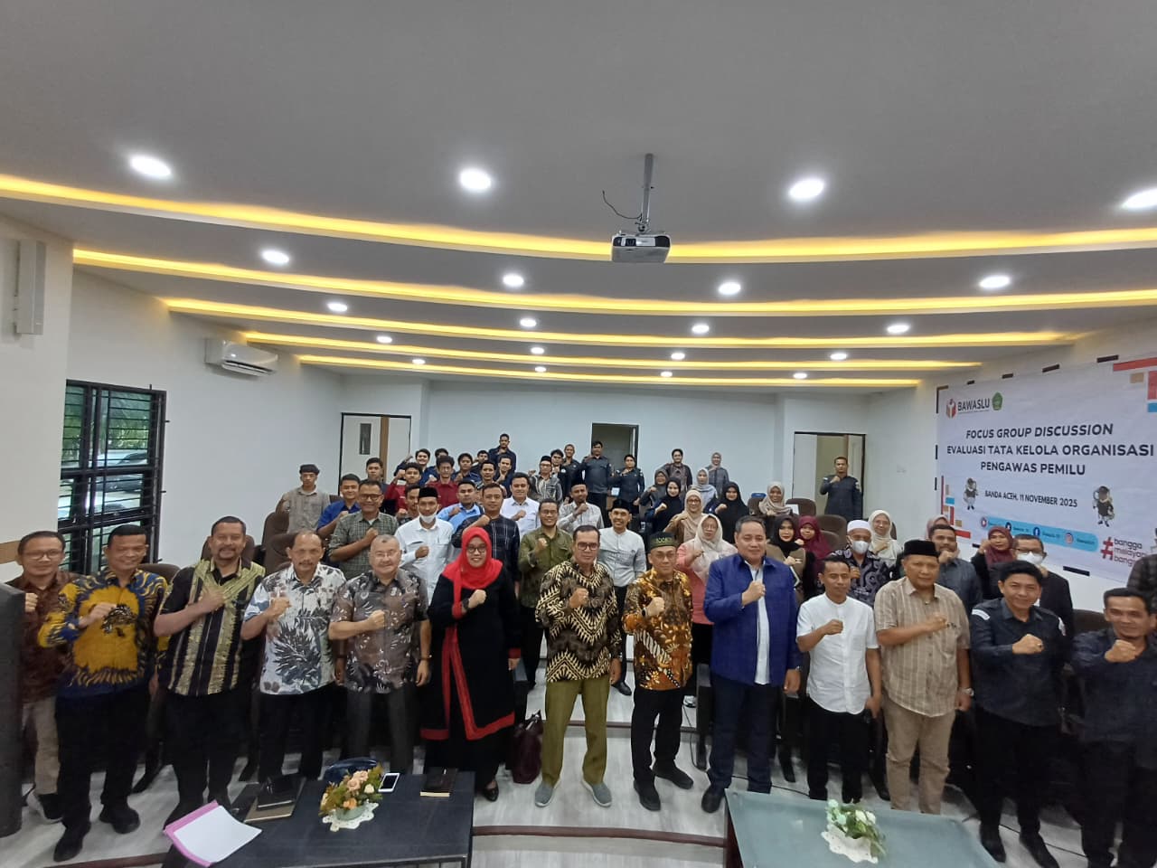 Bawaalu Kota Banda Aceh Hadiri FGD Evaluasi Tata Kelola Organisasi Pengawas Pemilu