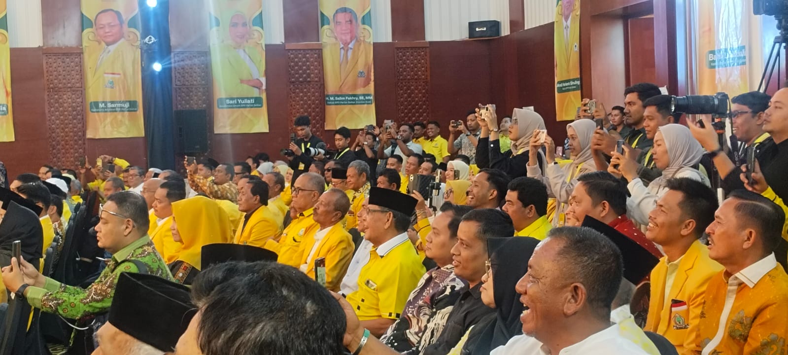 Anggota Bawaslu Kota Banda Aceh Ambia Dianda Hadiri Pelantikan Pengurus DPD Partai Golkar Provinsi Aceh