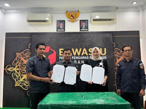 Bawaslu Kota Banda Aceh Tandatangani Indikator Kinerja Utama Tahun 2026