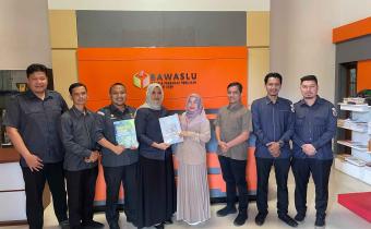 Penyerahan Laporan LIP Tahun 2024 ke Panwaslih Provinsi Aceh