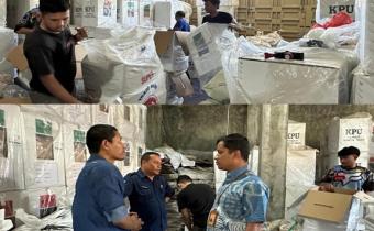 Panwaslih Kota Banda Aceh melakukan pengawasan terhadap persiapan tempat penyimpanan/gudang Logistik