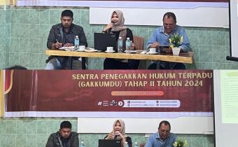 Ketua Bawaslu Kota Banda Aceh menjadi Narasumber pada kegiatan Rapat Koordinasi Sentra Penegakan Hukum Terpadu (Gakkumdu) Tahap II Tahun 2024 yang di selenggarakan oleh Panwaslihkada Kota Banda Aceh