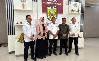 Panwaslih Kota Banda Aceh melaksanakan Audiensi ke Pendopo Walikota Banda Aceh