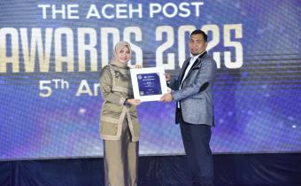 Bawaslu Kota Banda Aceh Terima Penghargaan "Lembaga Penjaga Integritas Pemilu Damai" dari The Aceh Post