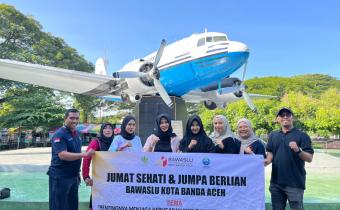 Jumat Sehati, Bawaslu Kota Banda Aceh Gelar Jogging Bersama