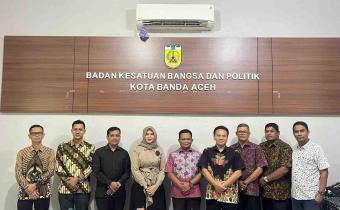Bawaslu Kota Banda Aceh Lakukan Audiensi dan Silaturahmi dengan Kepala Kesbangpol Kota Banda Aceh